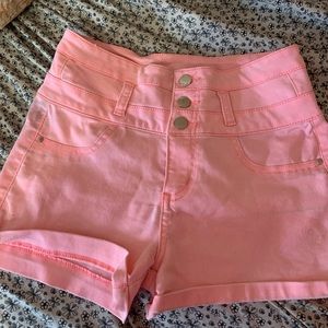 Charlotte Russe Pink High waisted shorts